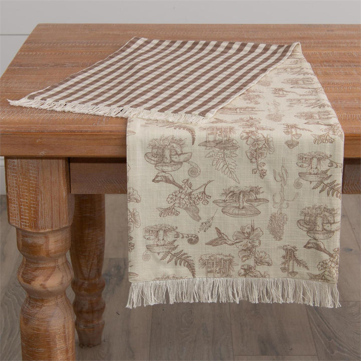 Woodland Fall Fringed Table Runner