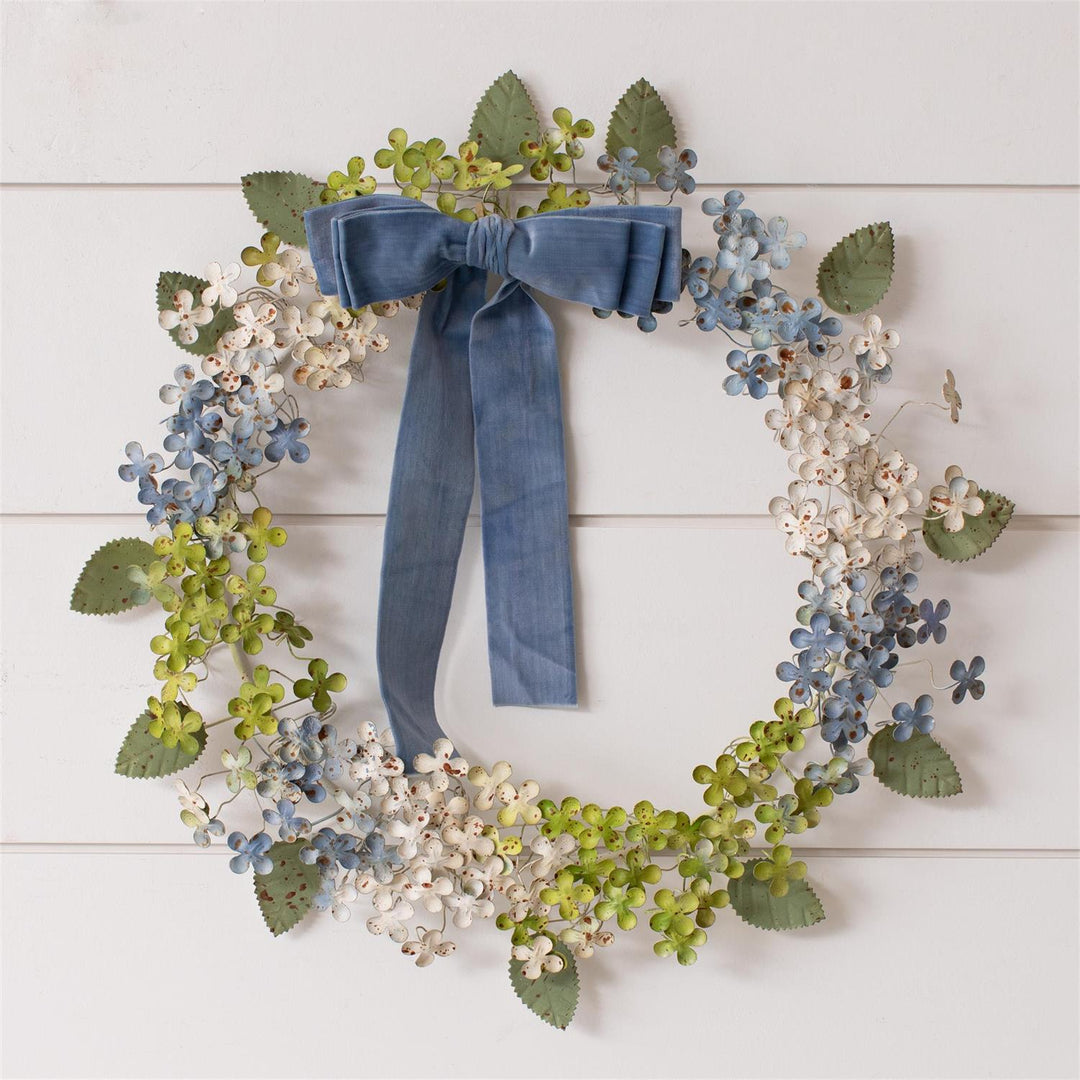 Blue Velvet Ribbon Bows