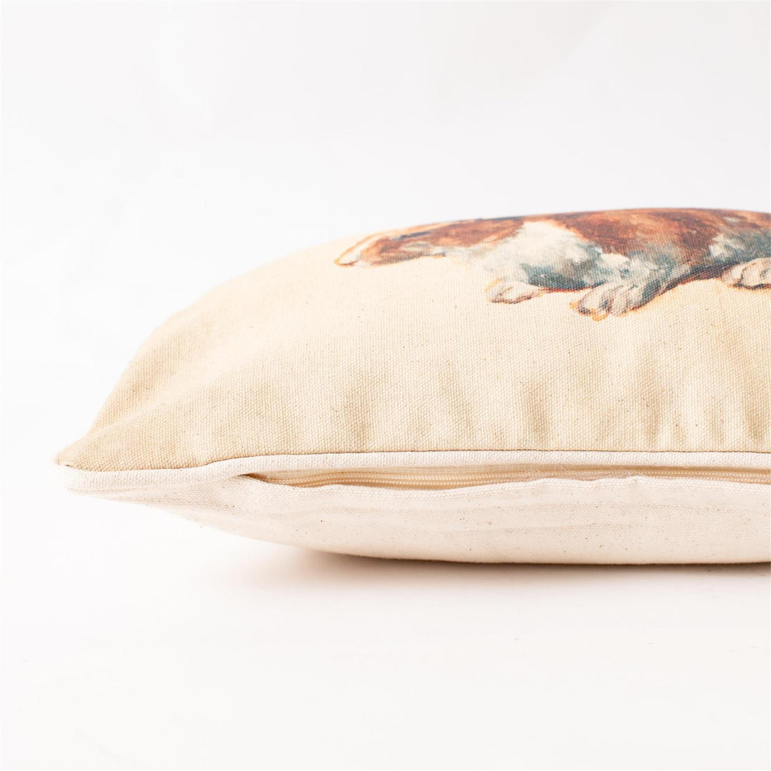 Rex Rabbit Vintage Pillow