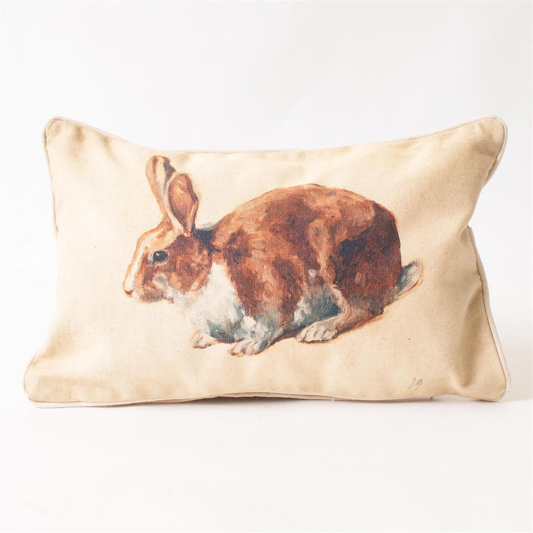 Rex Rabbit Vintage Pillow