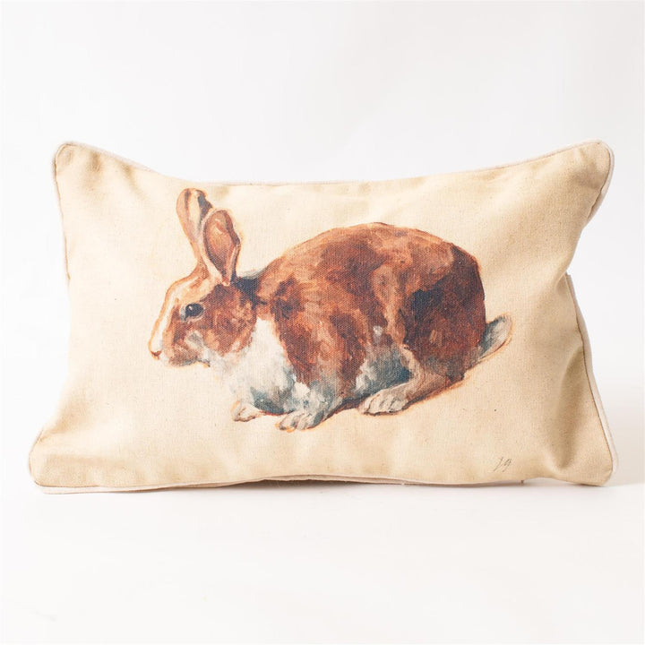 Rex Rabbit Vintage Pillow
