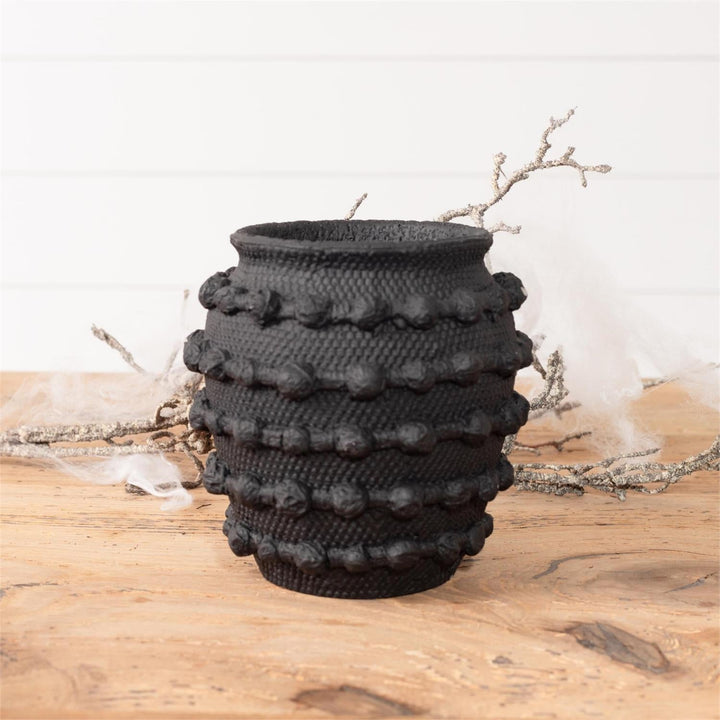 Black Knotted Vase