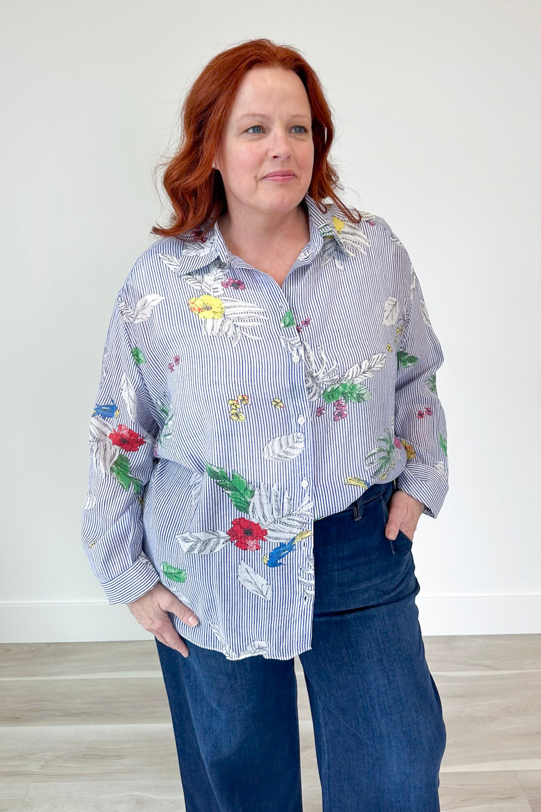 Hibiscus Daydream Top Curvy