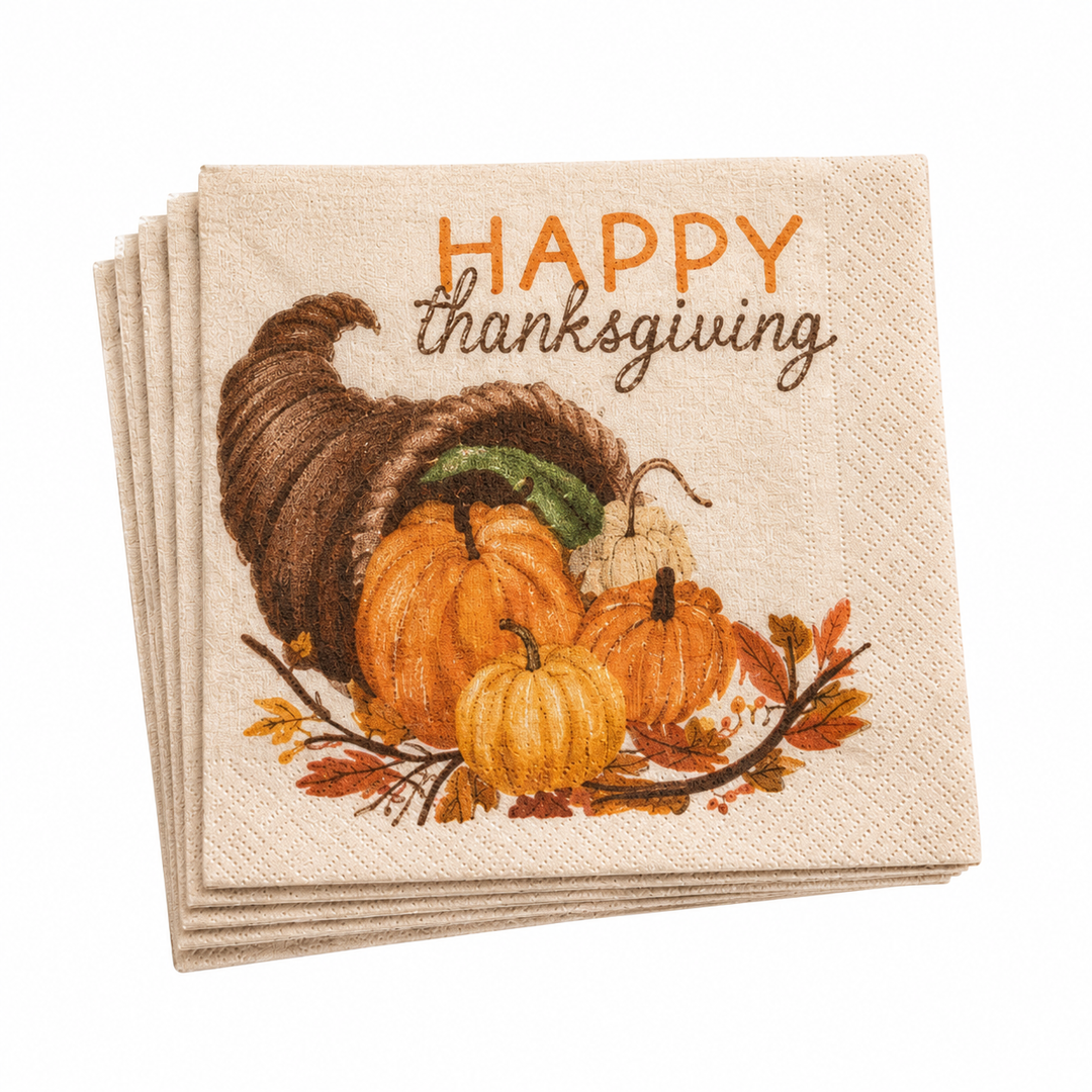 Festive Fall Paper Napkins