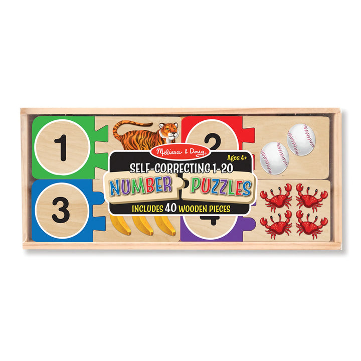 1-20 Self Correcting Number Puzzles