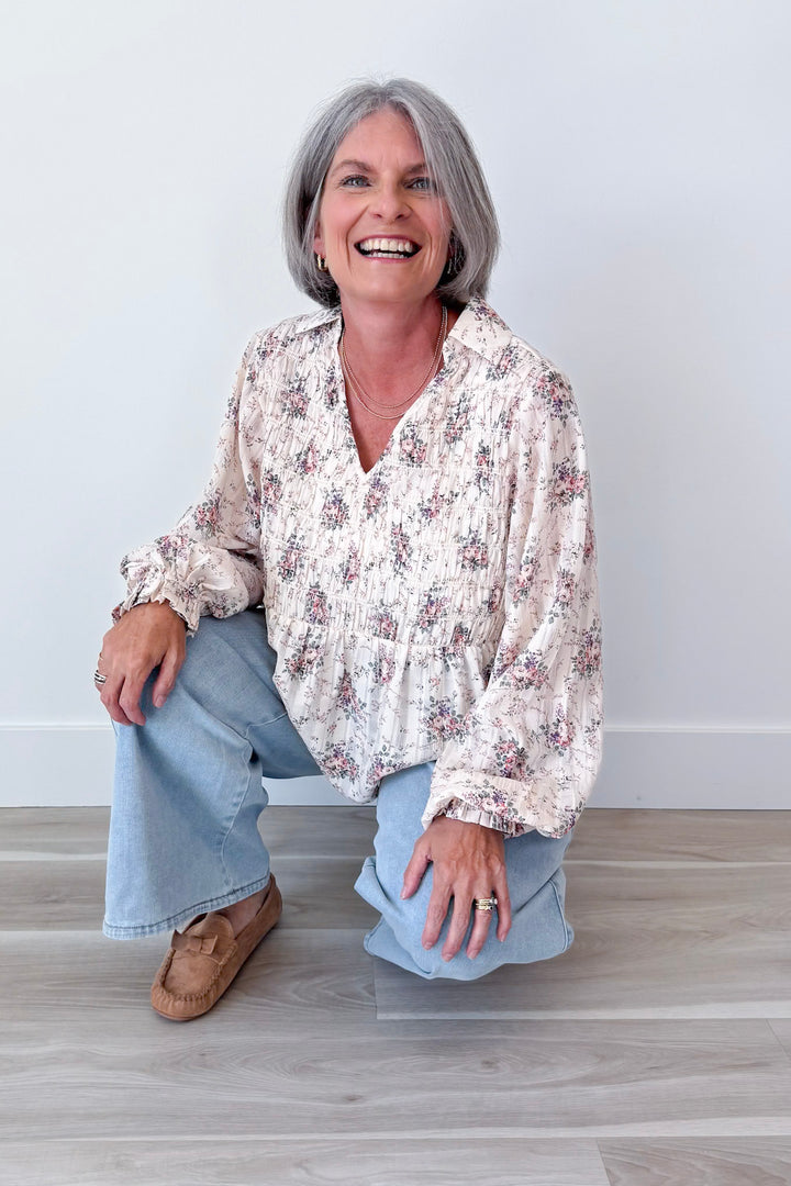 Subtle Bloom Top