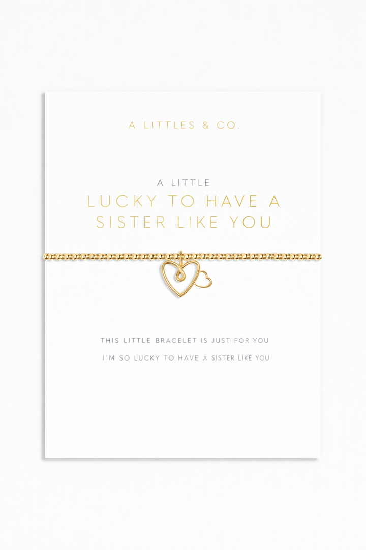 A Little Lucky To Have A Sister Like You Bracelet