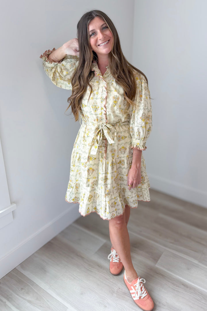 Trellis Of Flowers Dress
