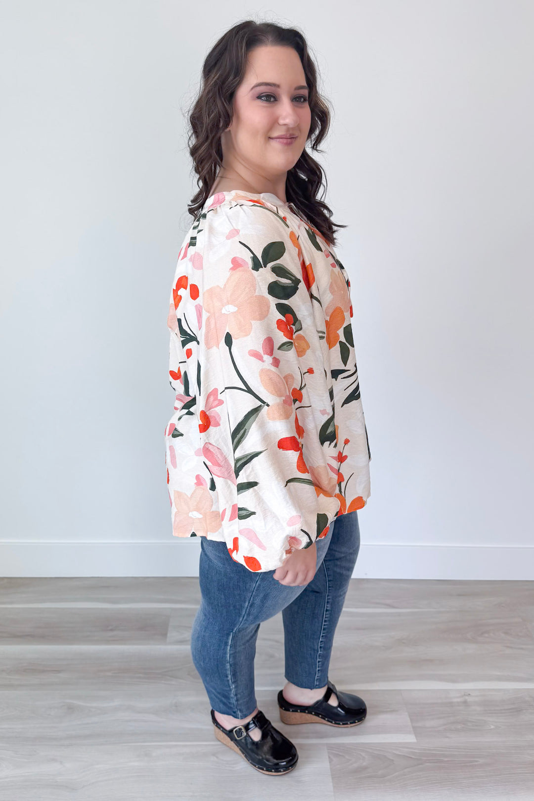 Sunset Garden Top Curvy