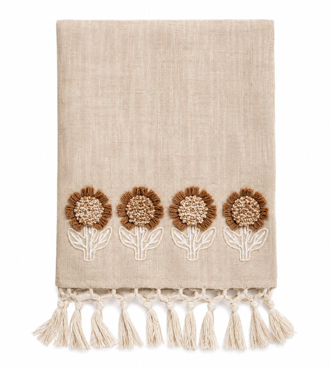 Floral Bloom Neutral Towel