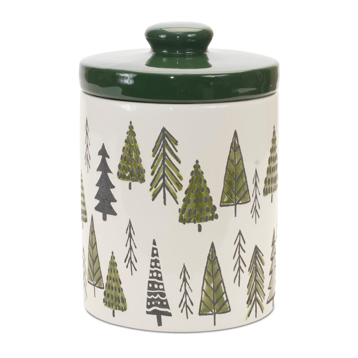 Christmas Evergreen Tree Canister