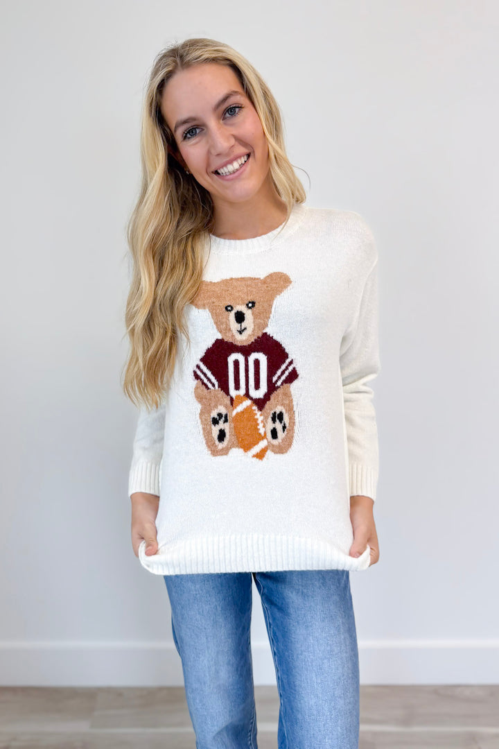 Football Teddy Sweater