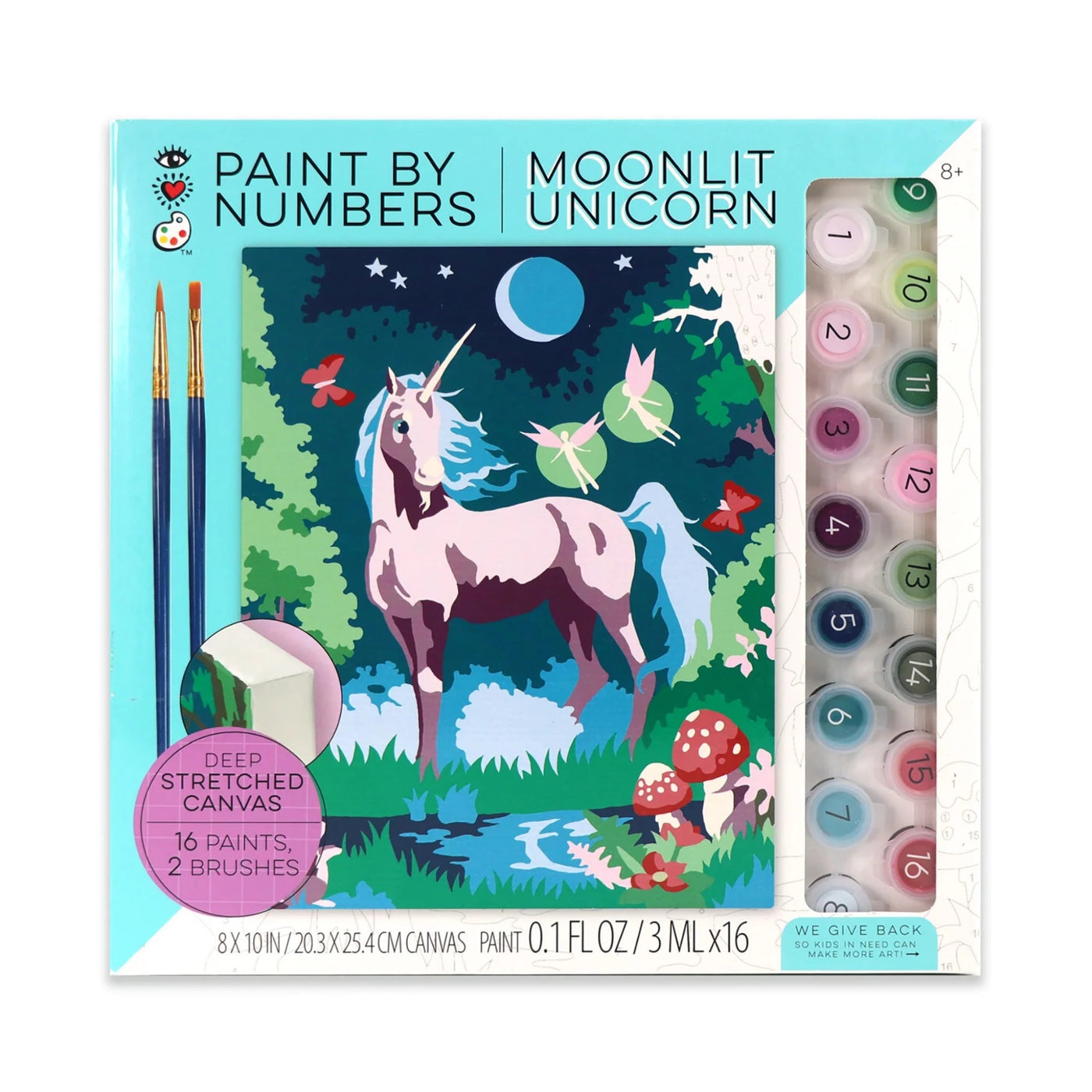Moonlit Unicorn Paint by Numbers