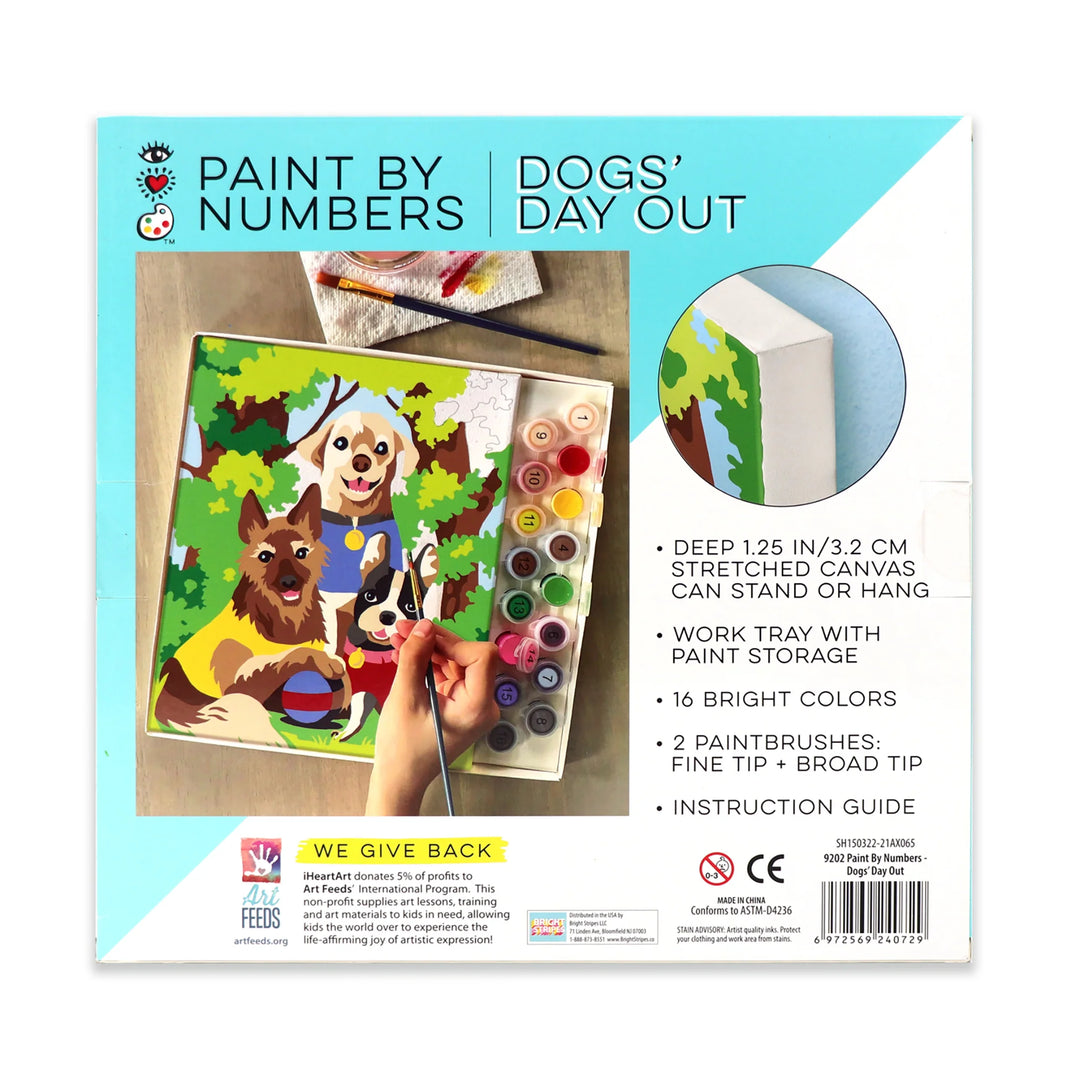 Dogs Day Out Paint by Numbers