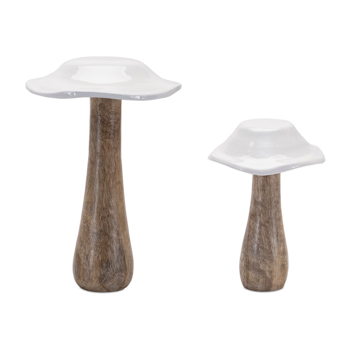 White Topped Wood Mushroom