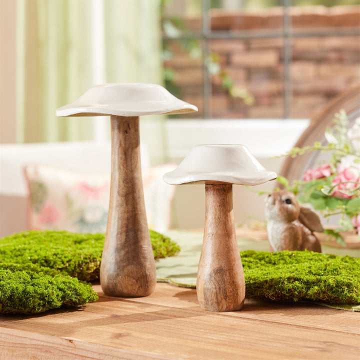 White Topped Wood Mushroom