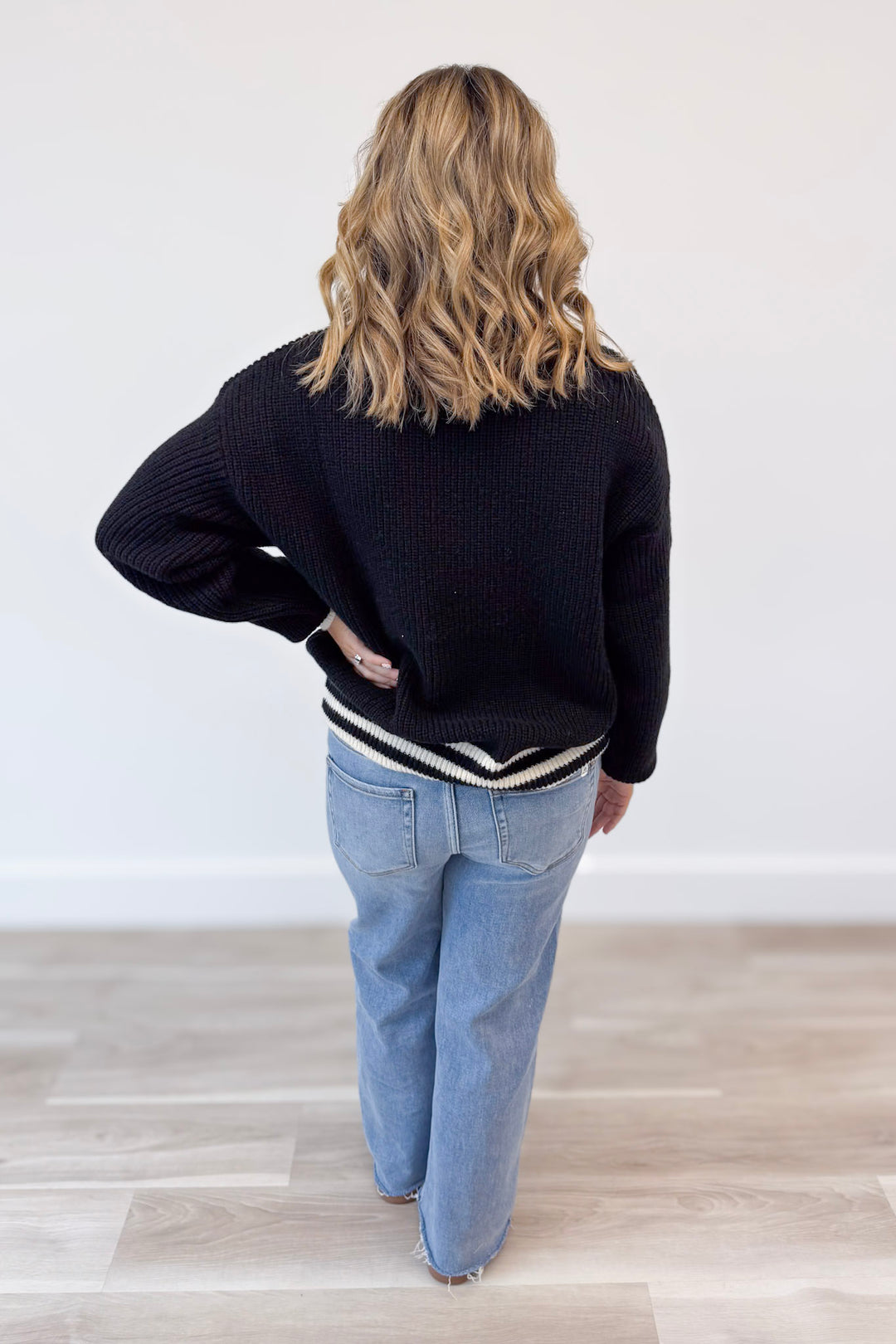 Football Bow Sweater