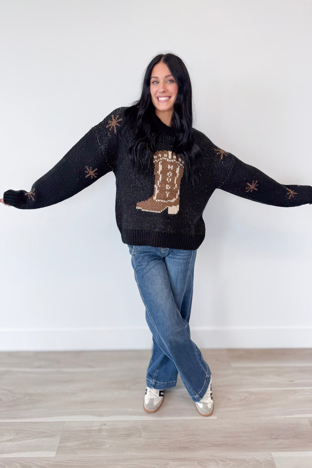 Cowboy Boot Sweater