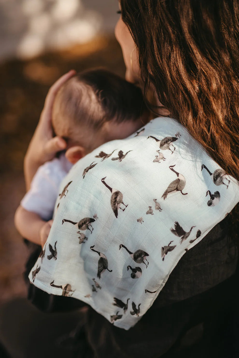 Goose Bamboo Burp Cloth Set