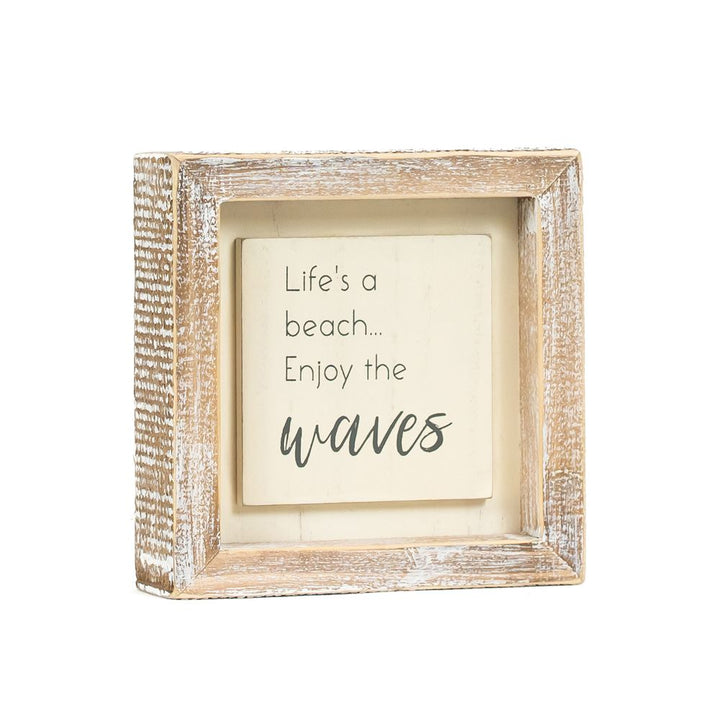 Enjoy The Waves Sign