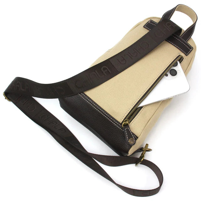 Chala Canvas Bird Sling Bag