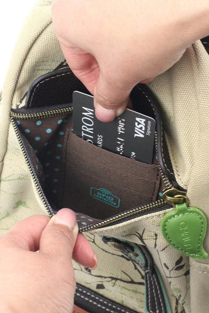 Chala Canvas Bird Sling Bag