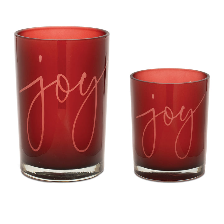 Red Joy Votive Holder