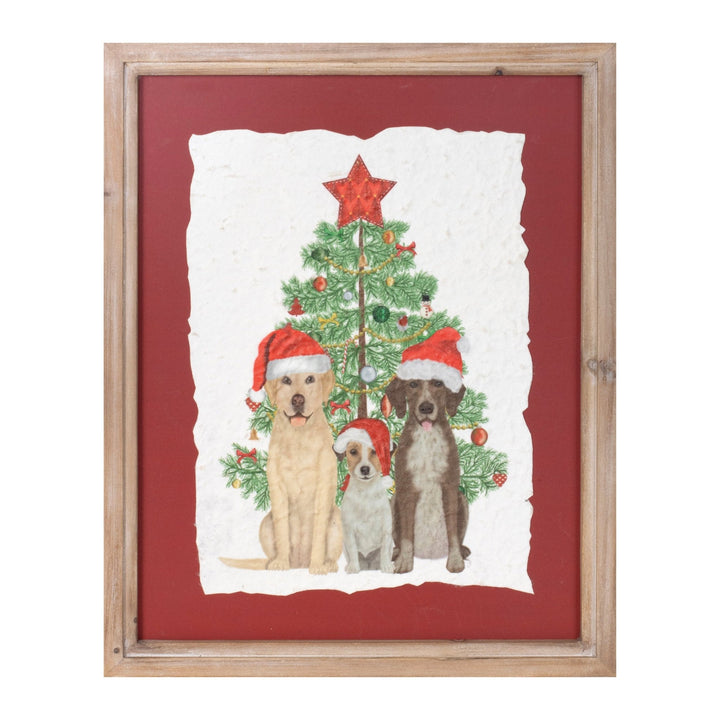 Christmas Doggies Framed Print