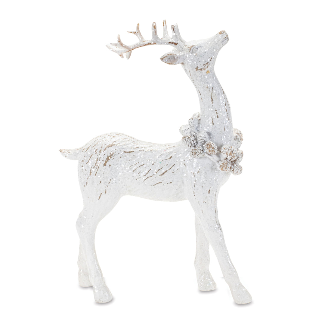 White Resin Deer