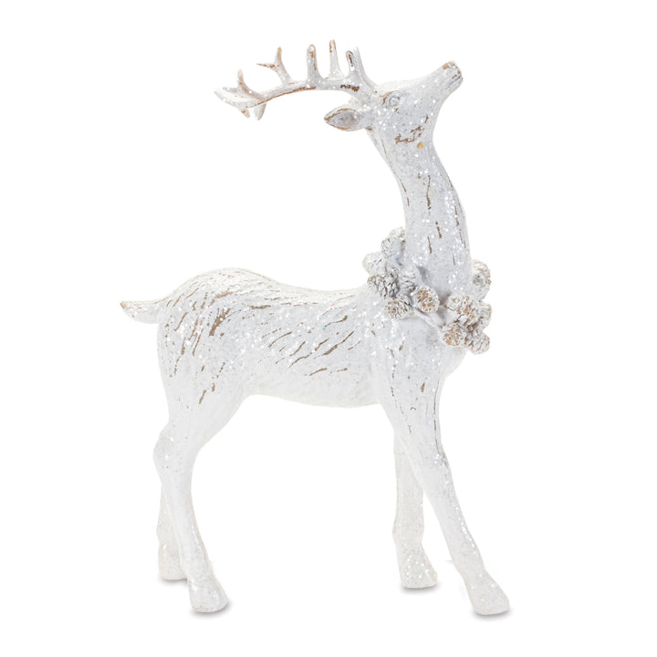 White Resin Deer