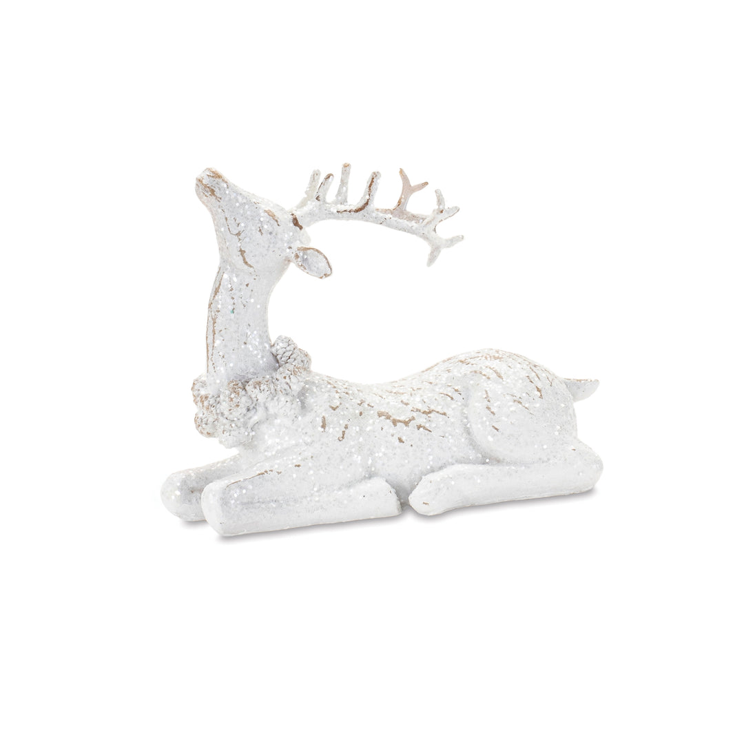 White Resin Deer