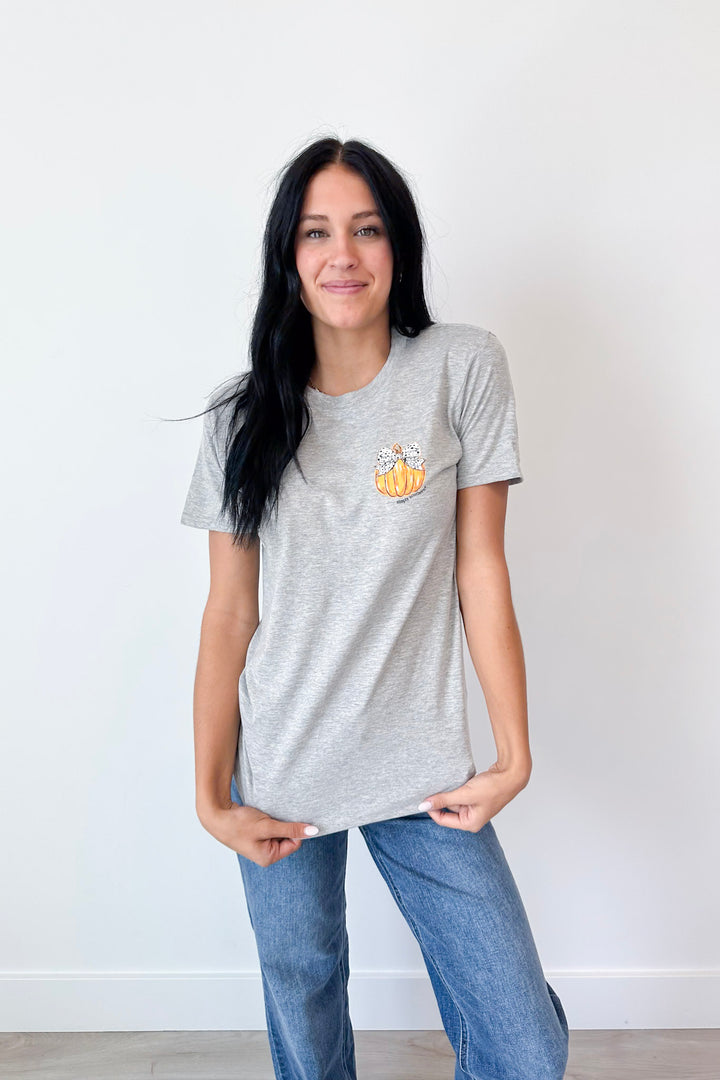 Pumpkin Bow Tee
