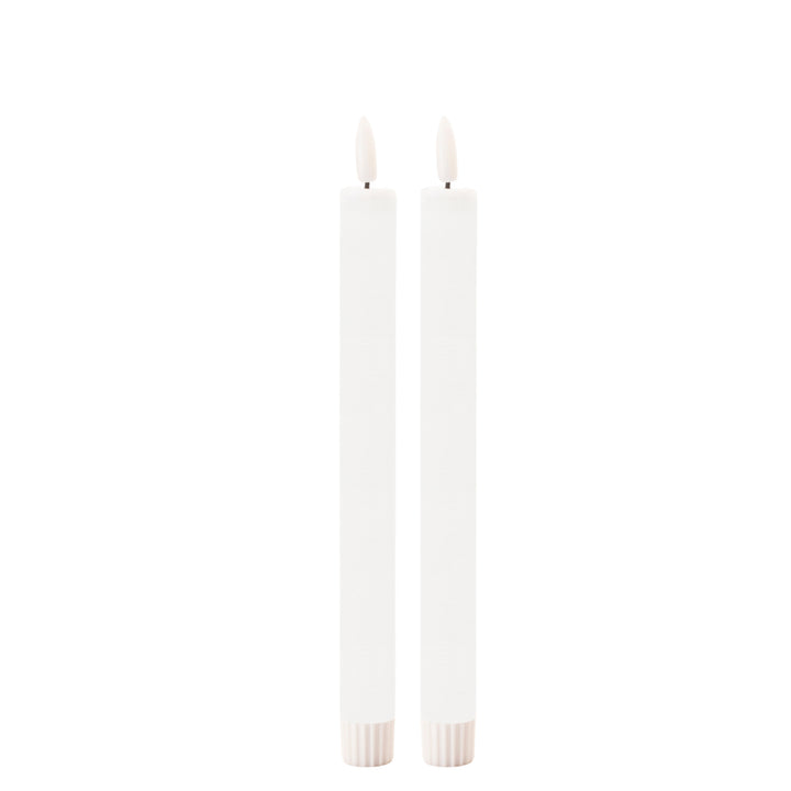 White Taper Candle