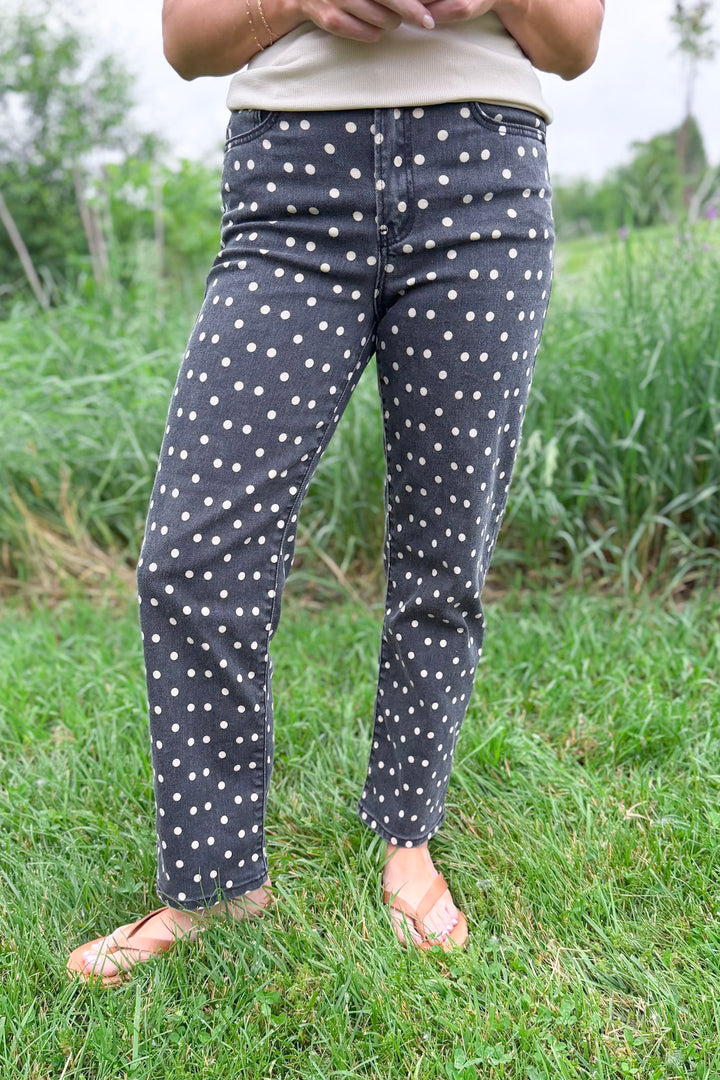 Just USA Polka Dot Denim