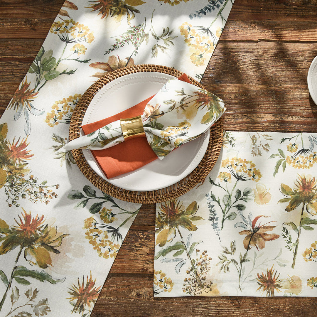 Safflower Table Runner