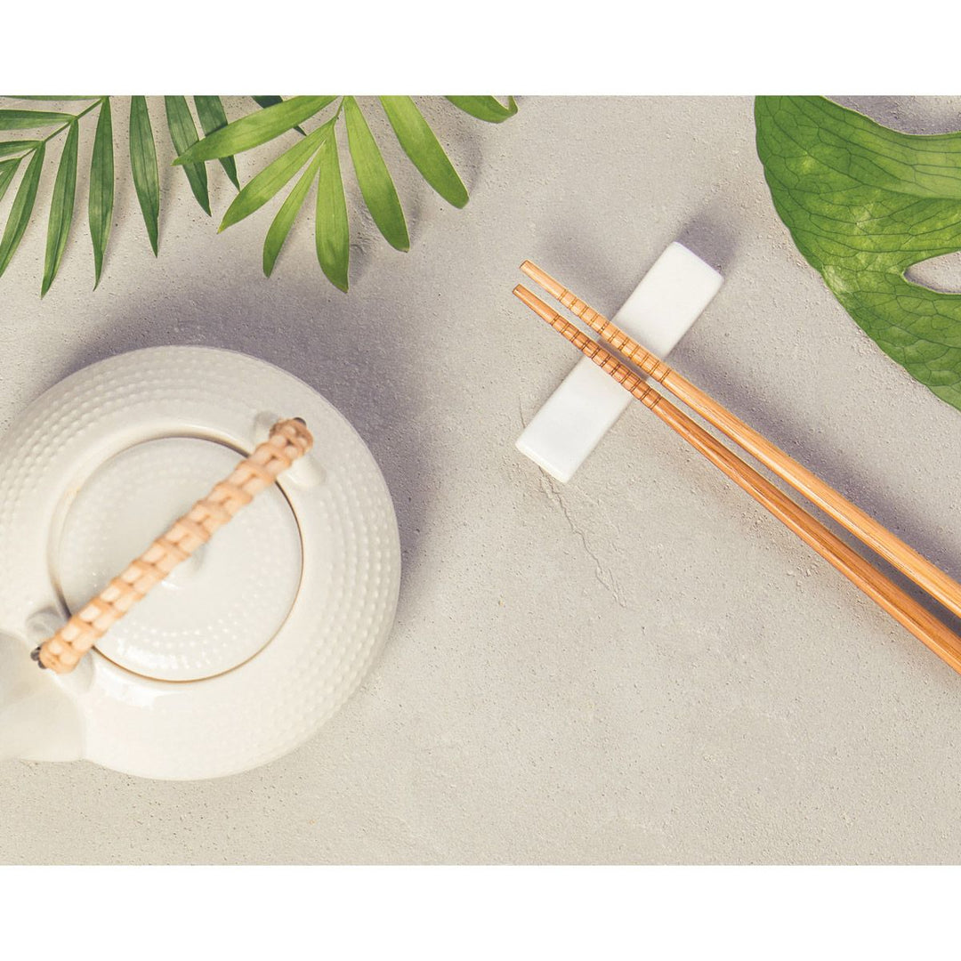 Engraved Bamboo Chopsticks Set