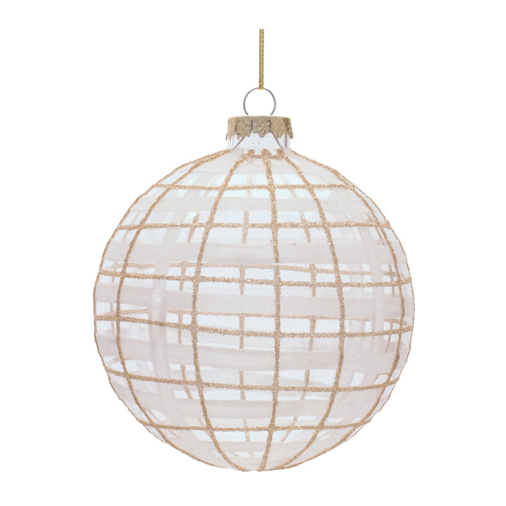 Golden Bliss Ball Ornament