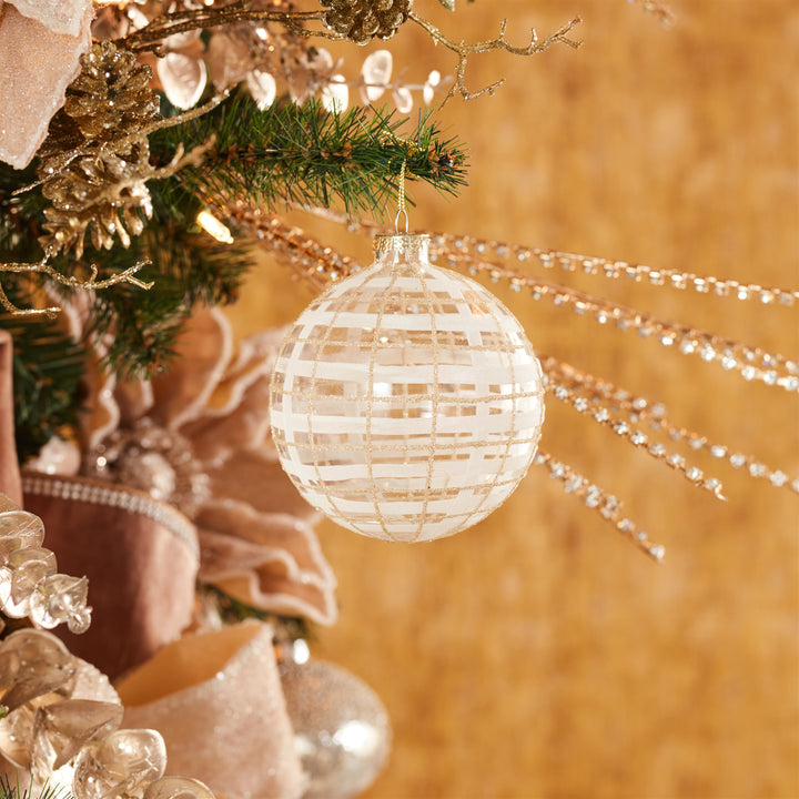 Golden Bliss Ball Ornament
