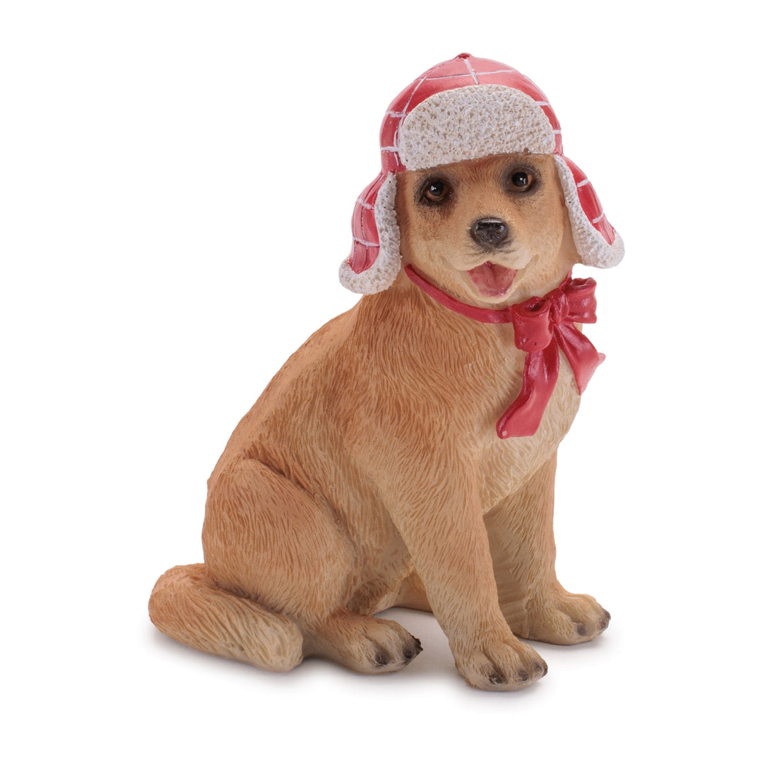 Christmas Pup Figurine