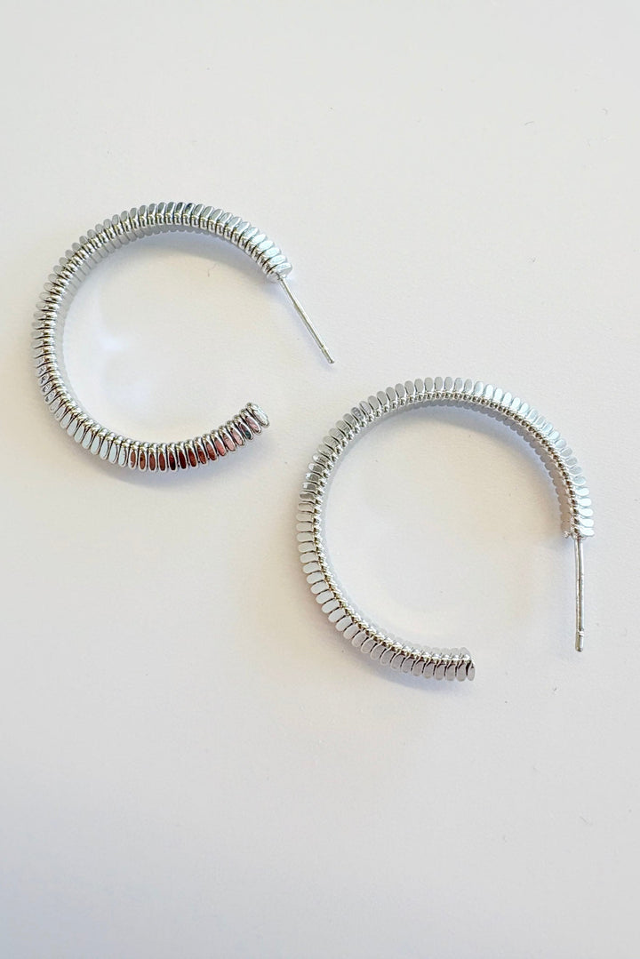 Snake Hoop Earrings