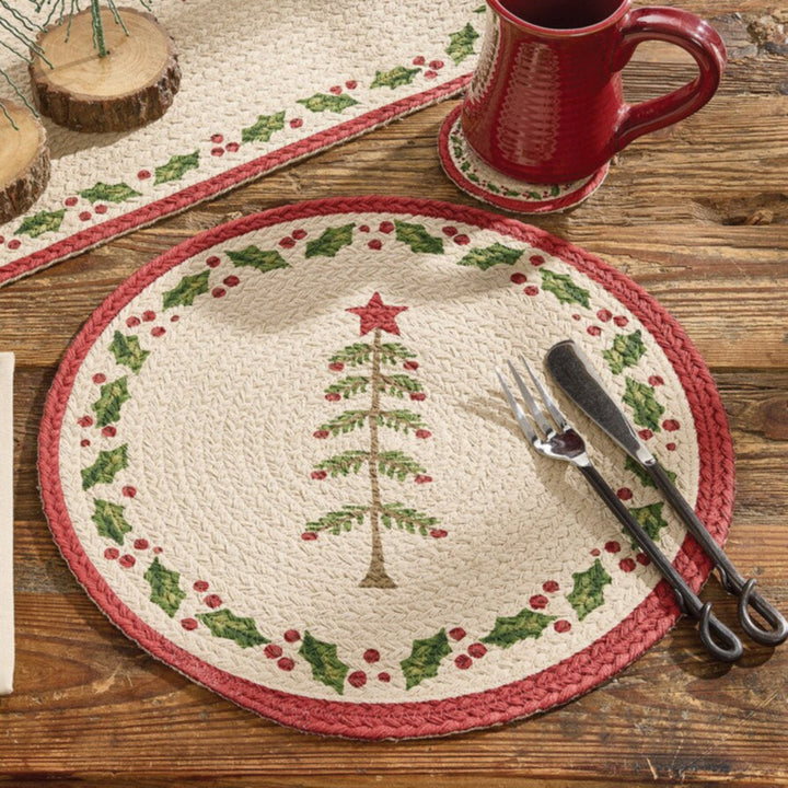 Feather Tree Braided Placemat