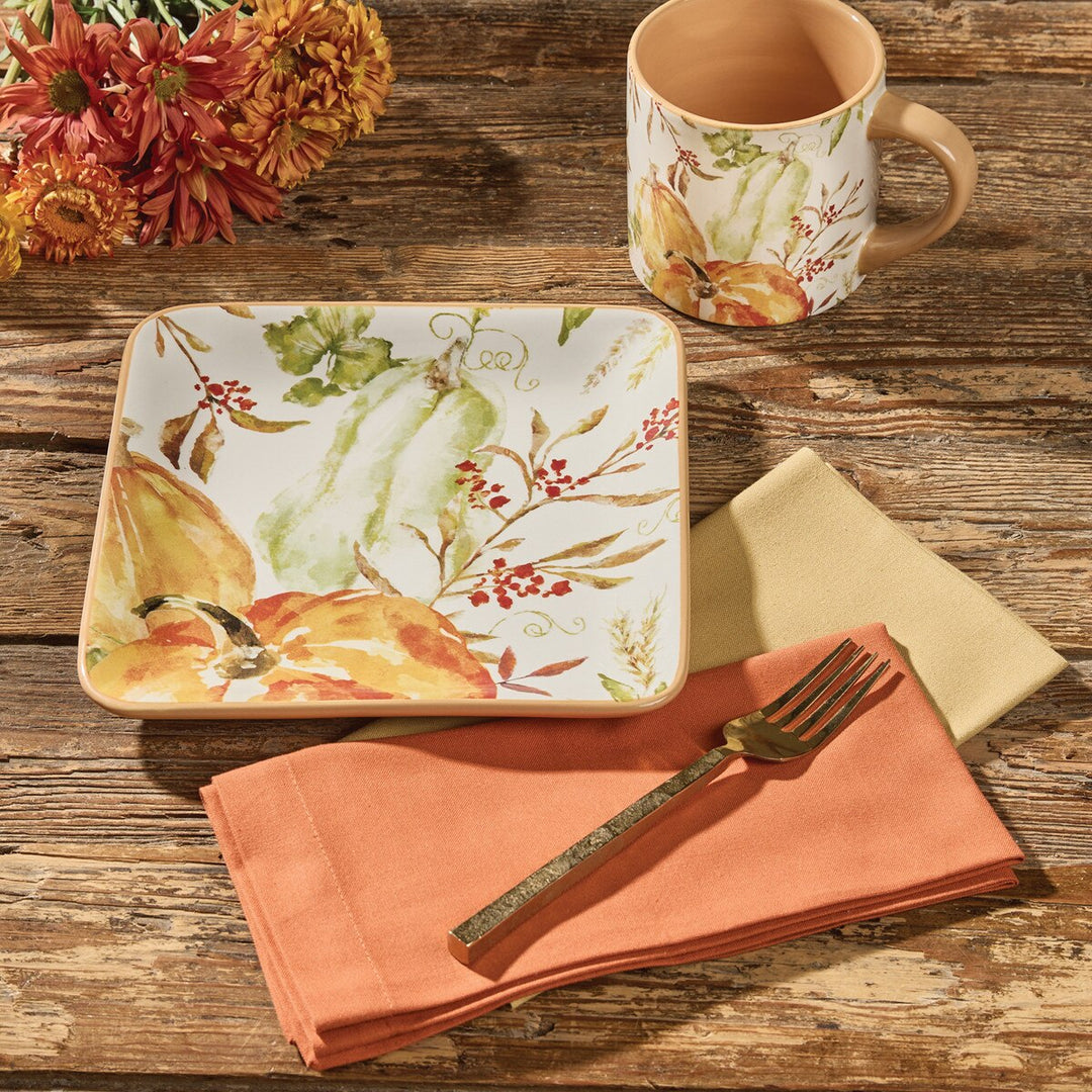 Fall Time Festival Salad Plate
