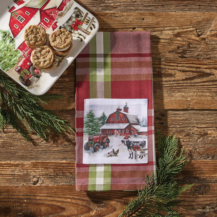 Happy Holidays Dishtowel