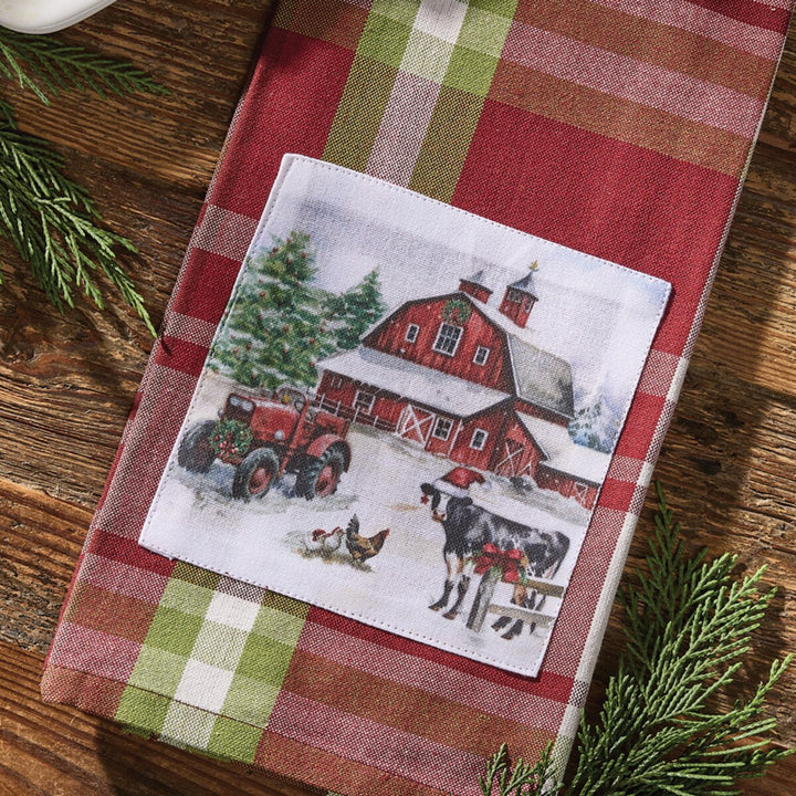 Happy Holidays Dishtowel