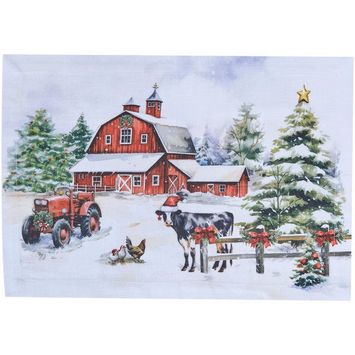 Christmas At The Farm Placemat