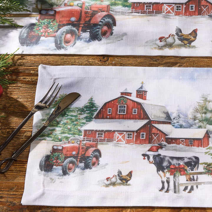 Christmas At The Farm Placemat