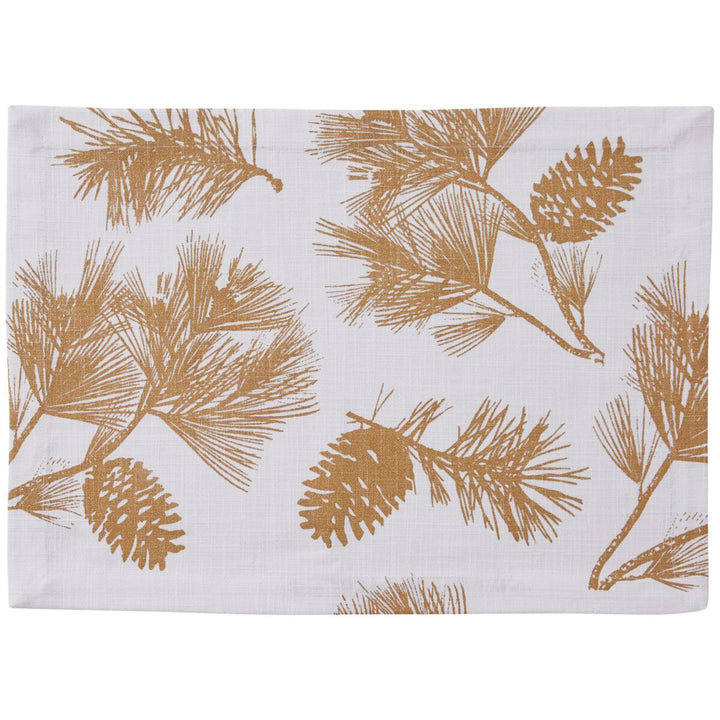 Gold Pinecone Placemat