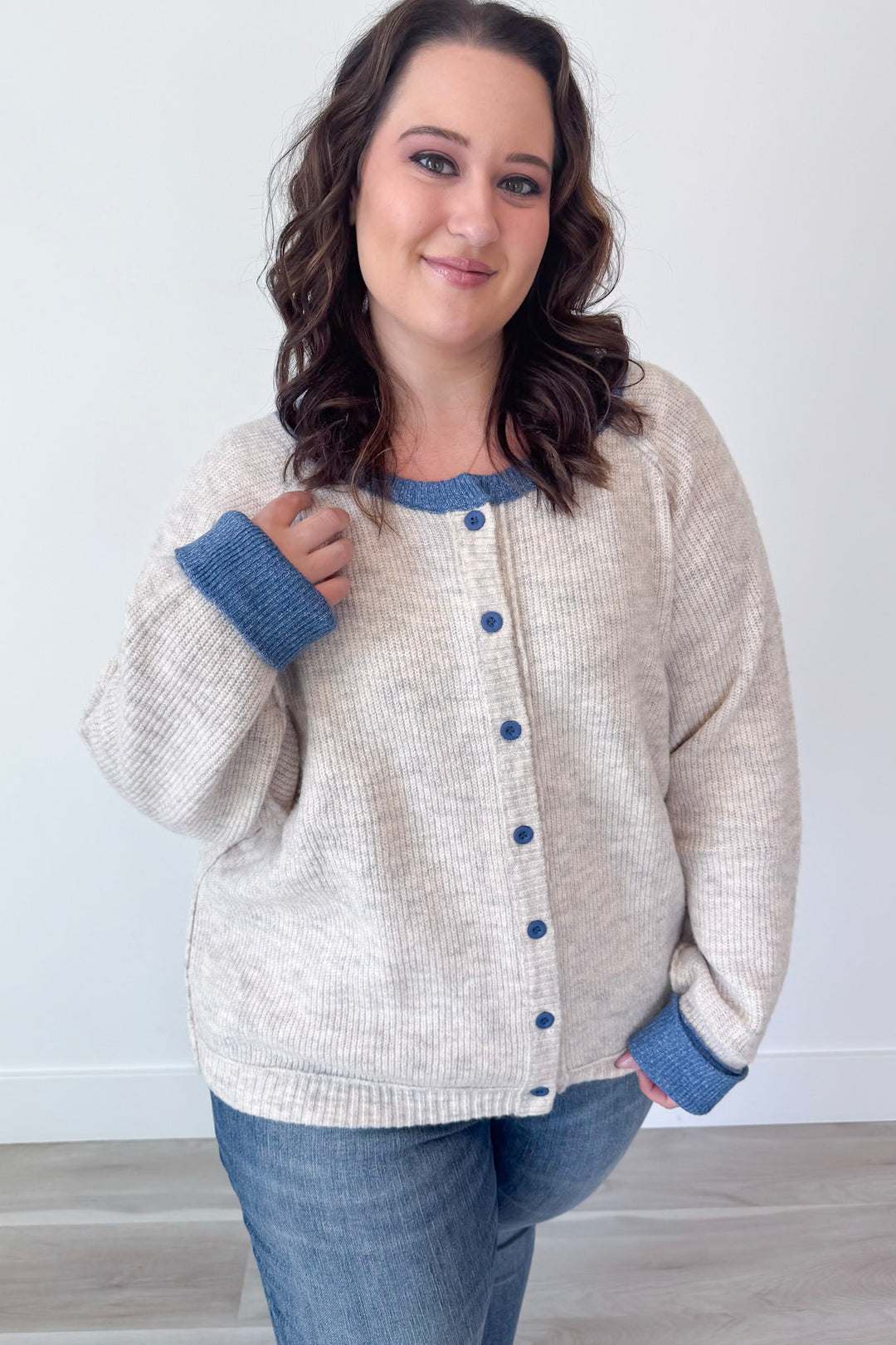 Autumn State Of Mind Cardigan Curvy