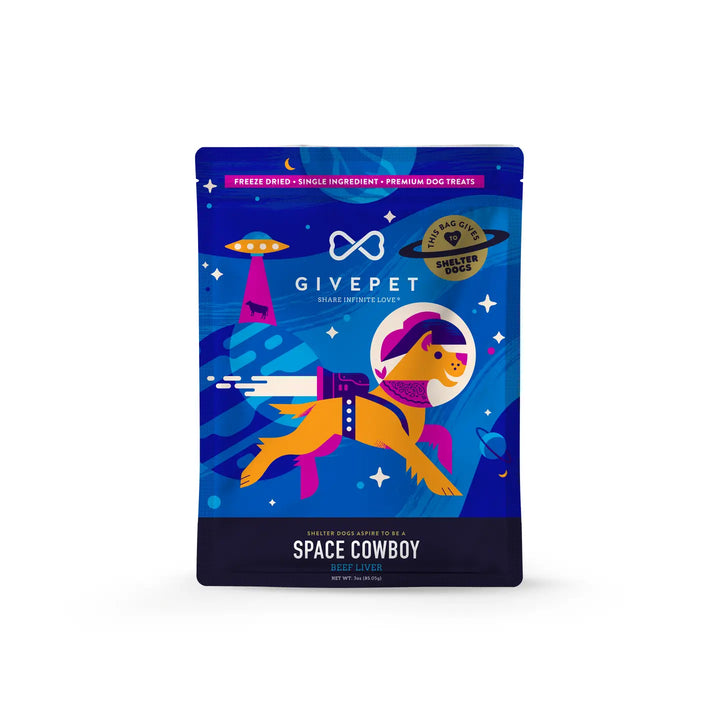 Givepet Space Cowboy Dog treats