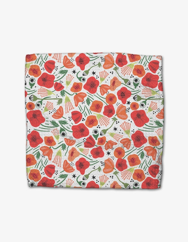 Geometry Poppy Power Dishcloth Set